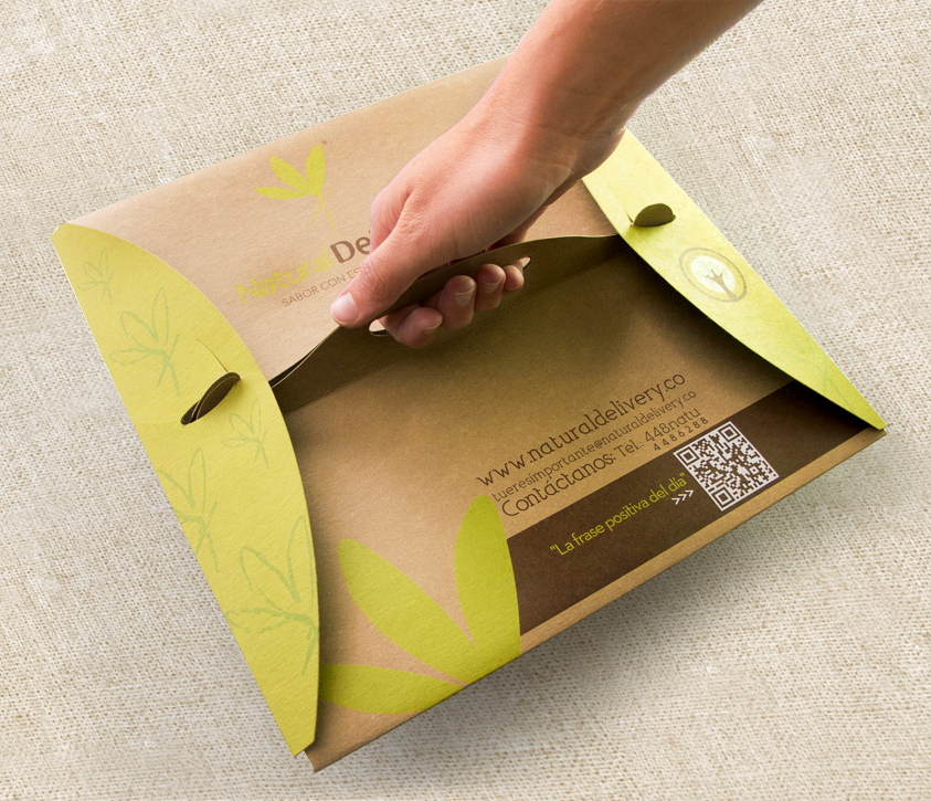 natural delivery Diseño Empaques imasd packaging design