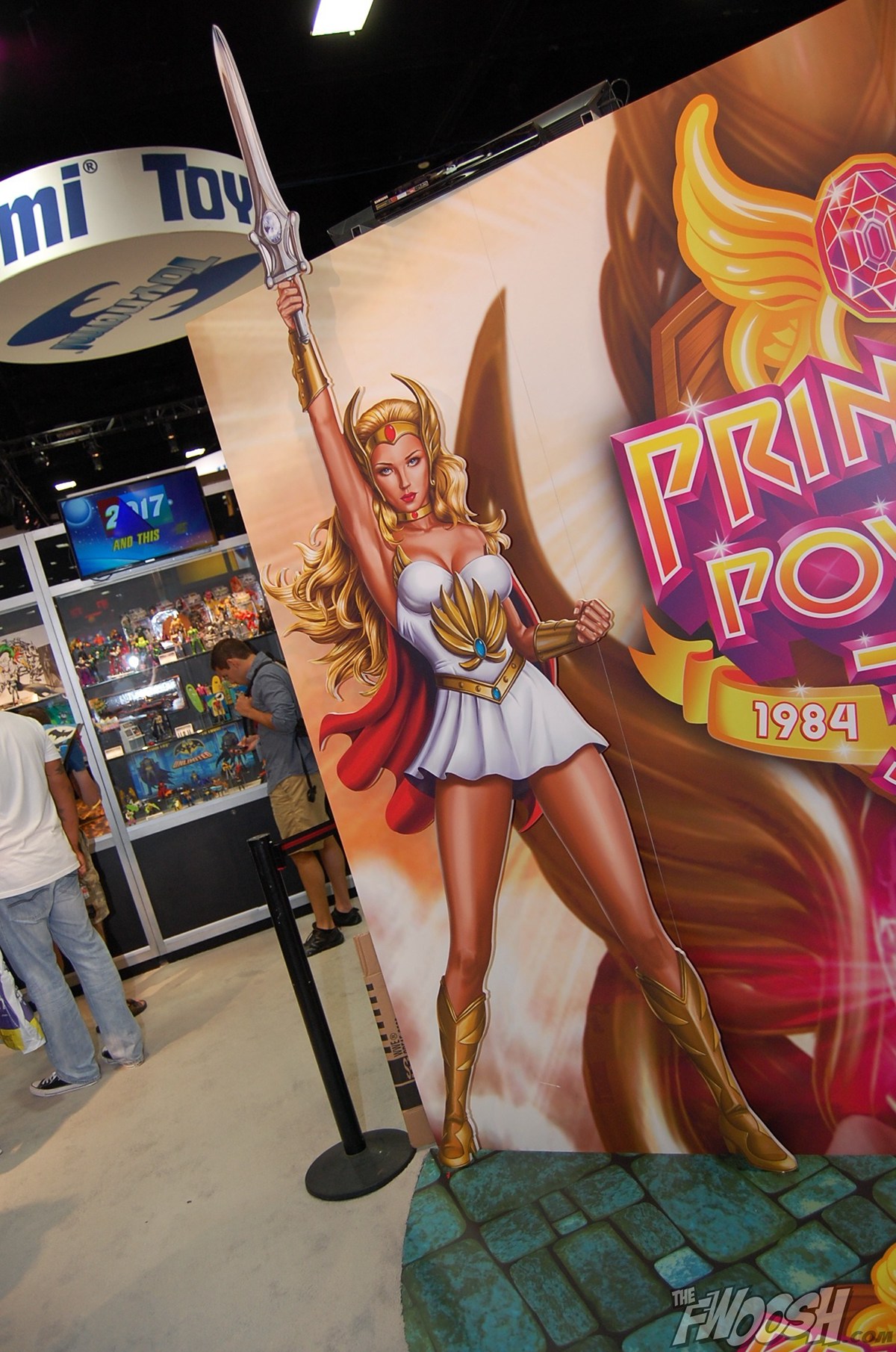 mattel toys female Princess She-Ra power Display Standee convention heroine tv 80s cartoon television