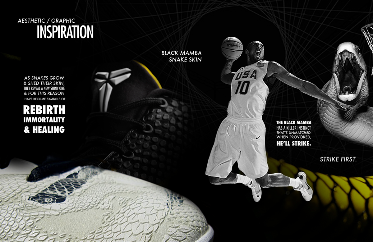 Nike backpack kobe bryant black mamba bag snake Nike+ skin basketball design sketches CCS Kobe Bryant