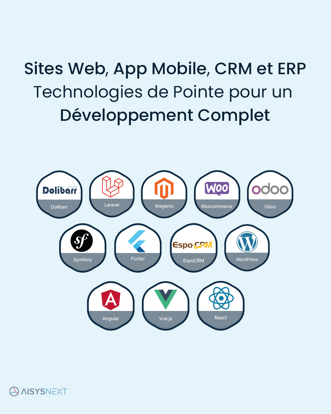 ERP CRM site web app mobile odoo Woocommerce wordpress Dolibarr php Symfony