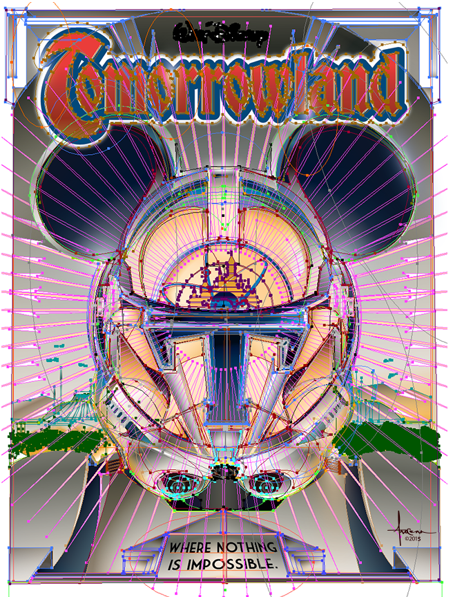Walt Disney disney Starwars Tomorrowland clone mouseketeer Parody surreal pop popart popdeco art deco vector Helmet mexifunk