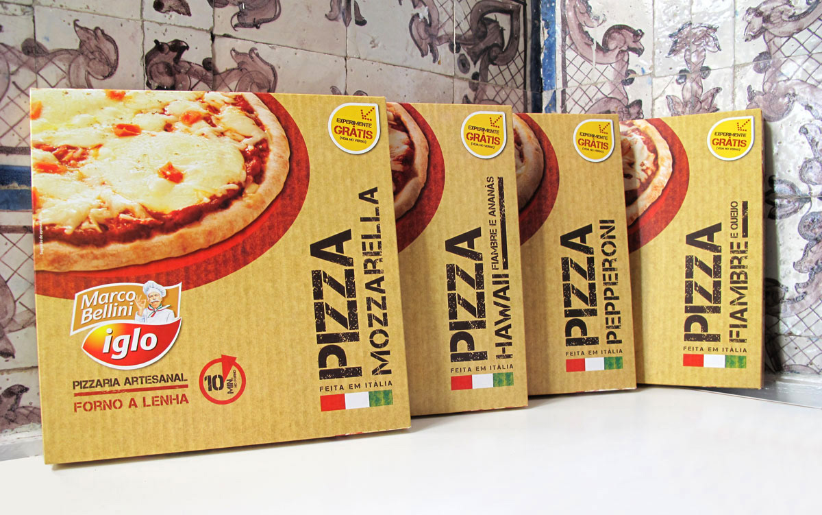 Pizza Packaging modern traditional Iglo marco bellini