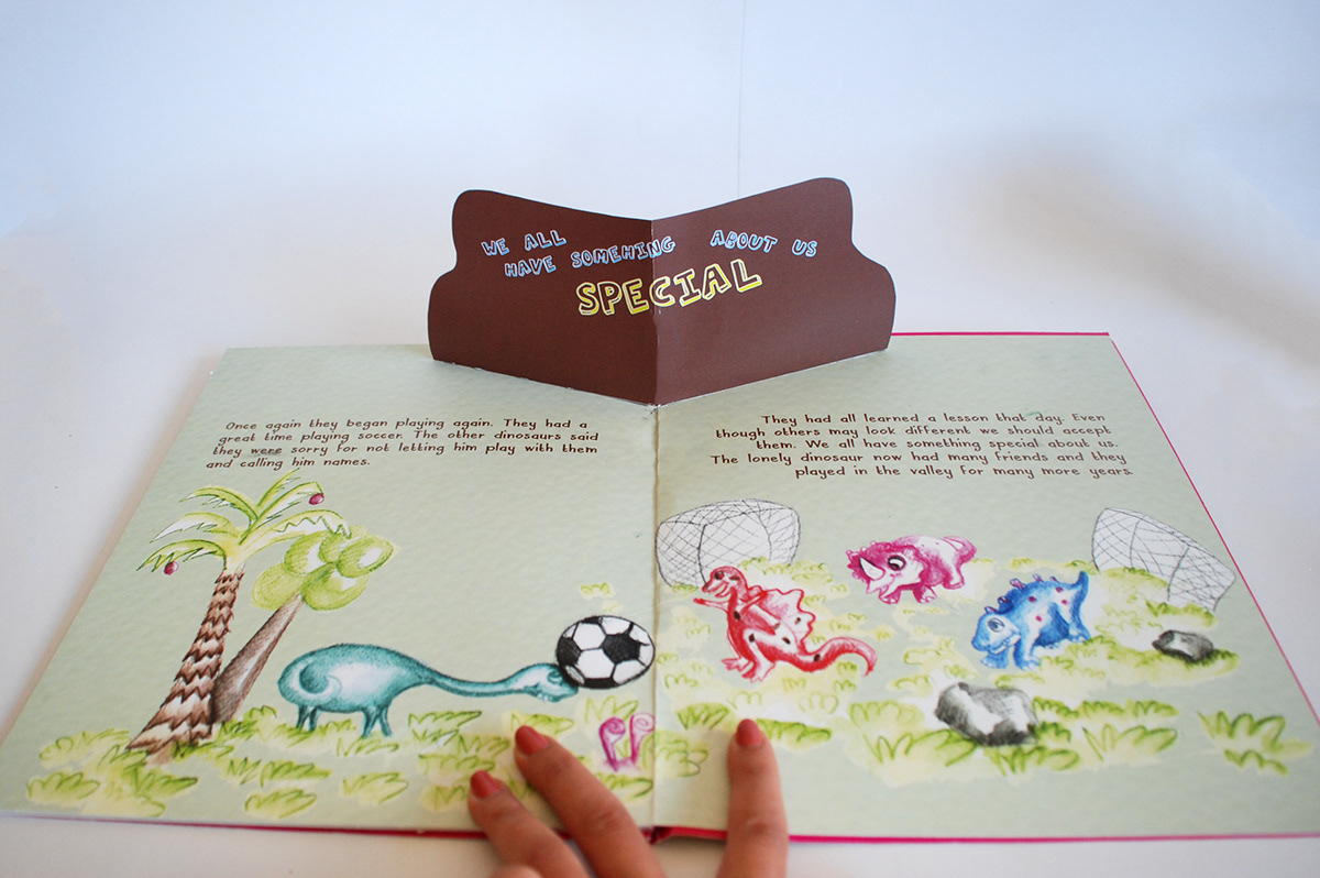 kids Channel television 3D 3dbook pop up book storybook Calender design children digital paint watercolour Mug  Corporate Identity