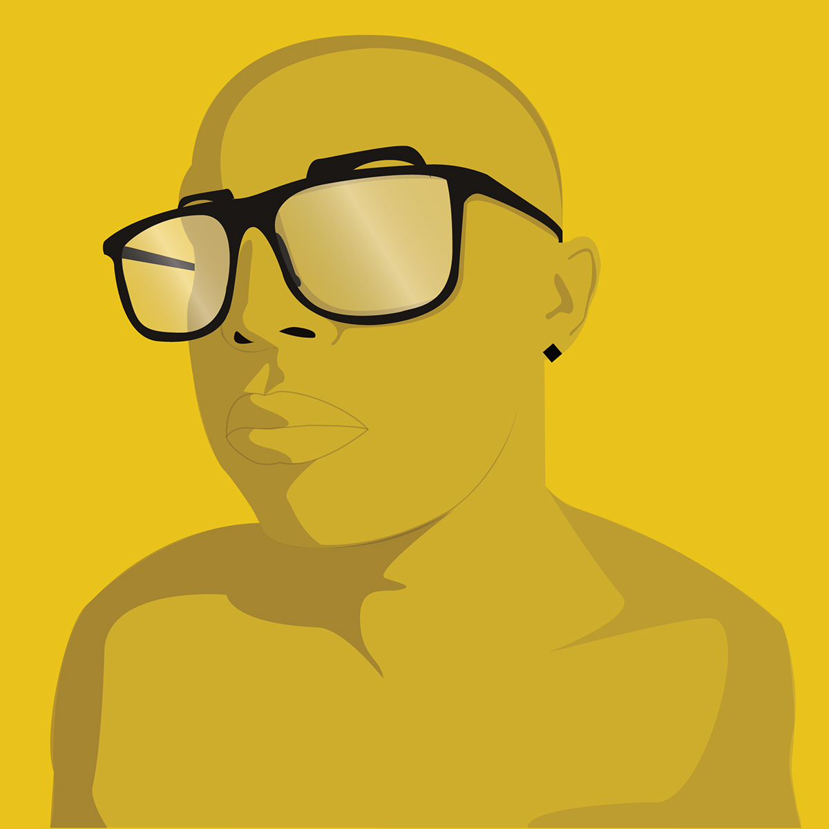 batman Illustrator yellow SuperHero world new fresh graffitti art wall wallart glasses nerd nigga