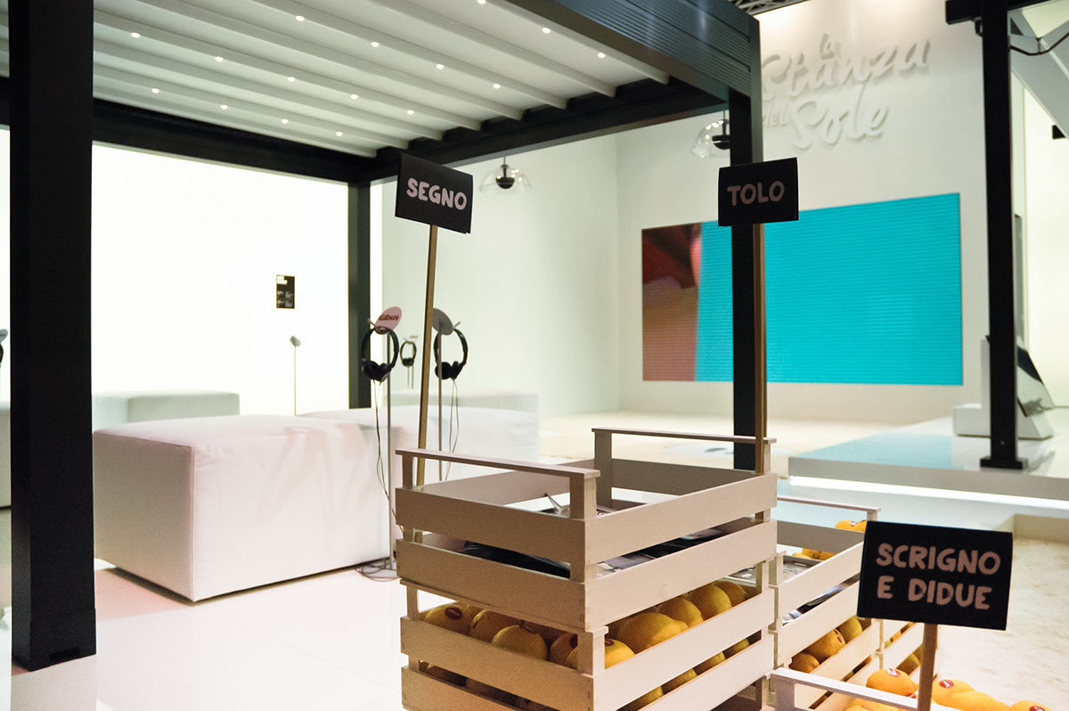 salone del mobile milan Stand light design designweek Exhibition  installation Sun Display Fair furniture bright