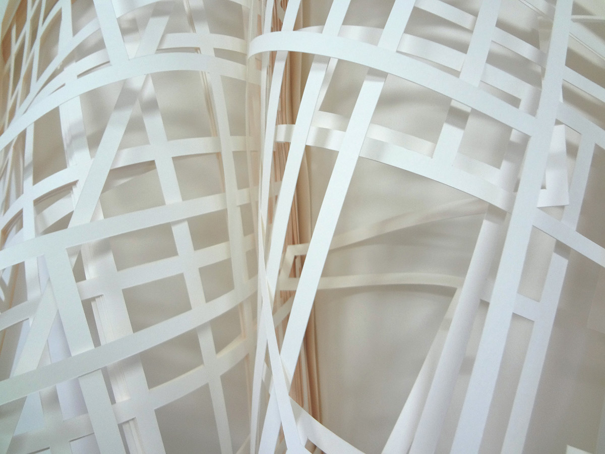 paper frames holes cut comics sculpture