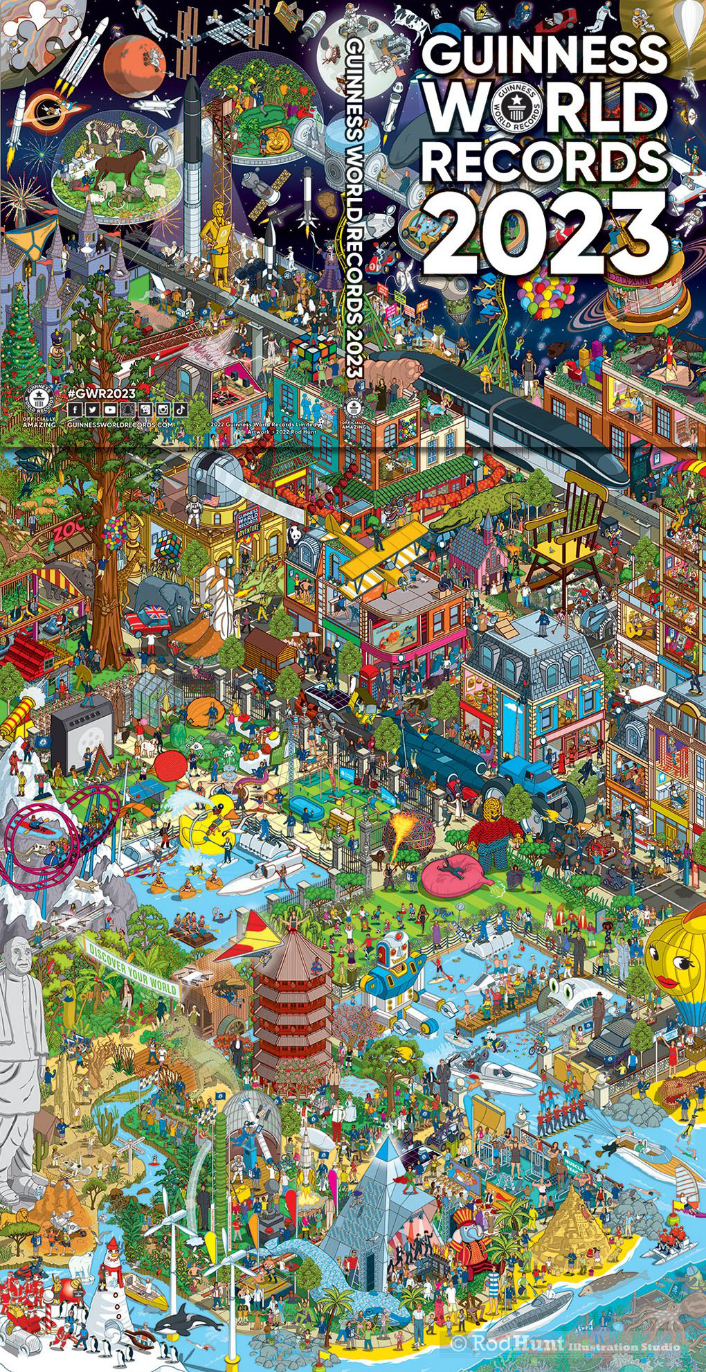 artwork book cover detail ILLUSTRATION  Isometric isometric design Pixel art puzzle Where's Waldo where's wally