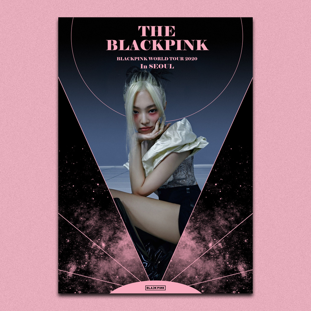 artwork blackpink concert editorial graphicdesign kpop music poster tour YG