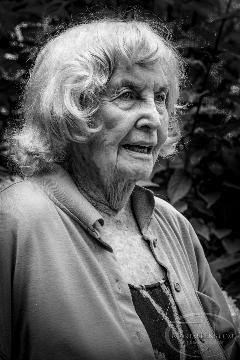woman portrait old age face