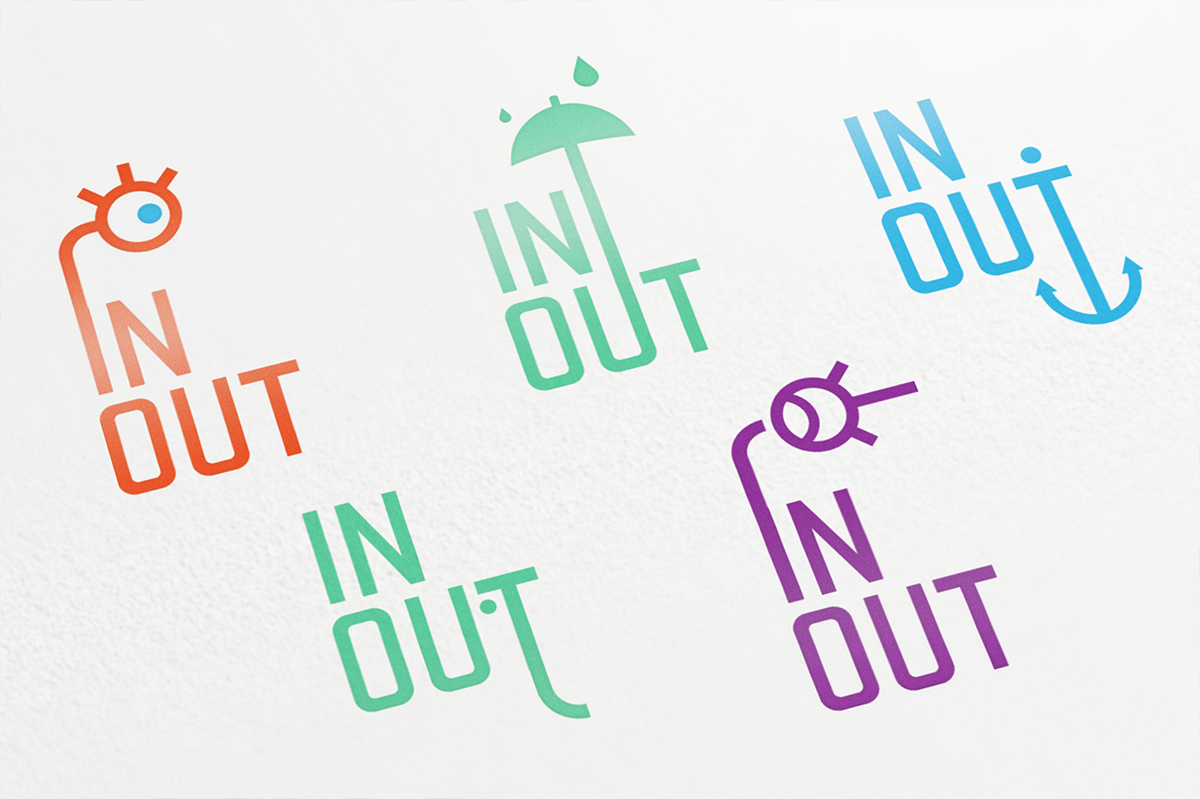 deza design identity pattern Out-of-Home IN+OUT studio graphics