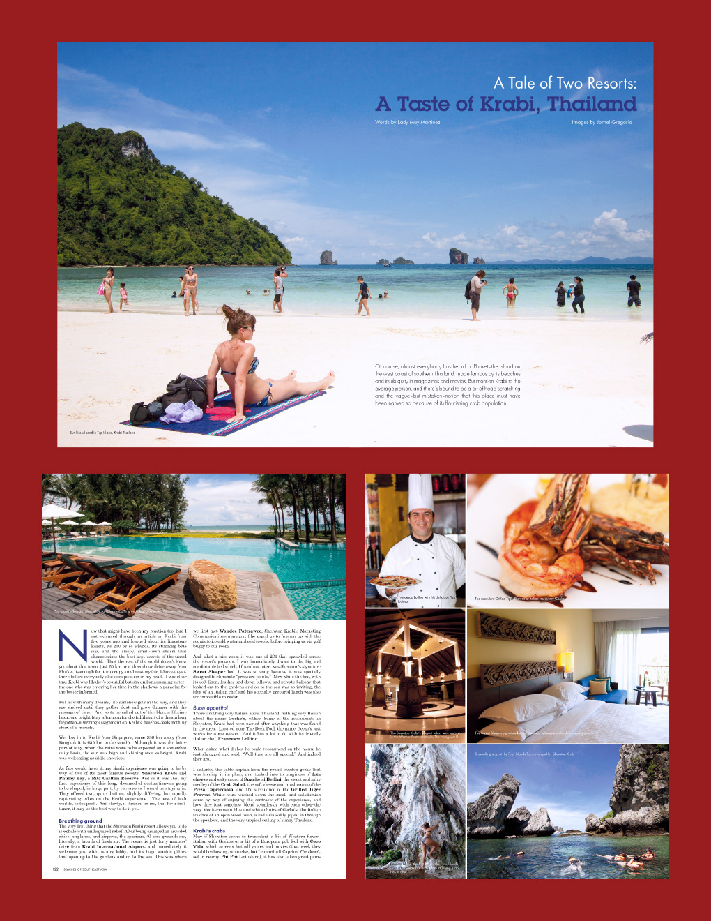 asian traveler magazine southeast beaches kenneth Umali graphic print