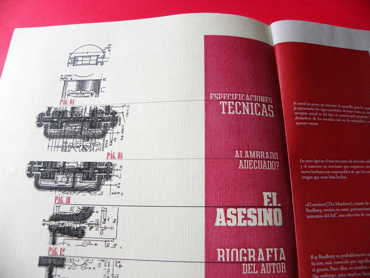 Publicacion revista tipografia Diseño editorial