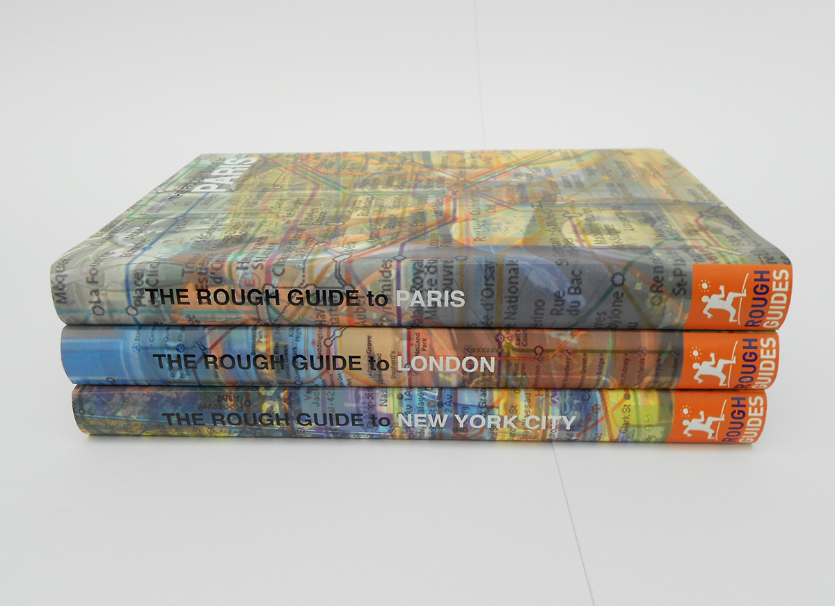Rough Guides book cover editorial Transport places Travel