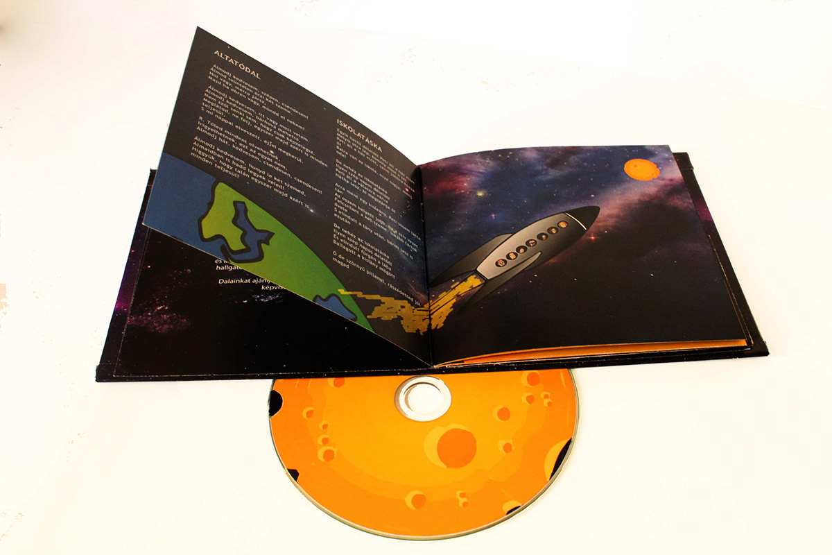 cd  CD cover  Album cover  Cheese   Graphic  design  bergendy hungarian hungary krea  color colorful Space  Cheese