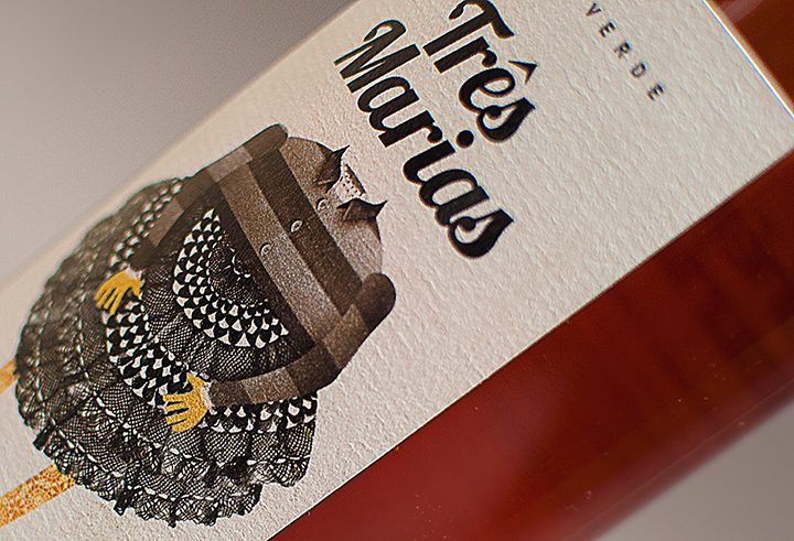 wine Três Marias vinho packaging design brand Label drink vitor claro