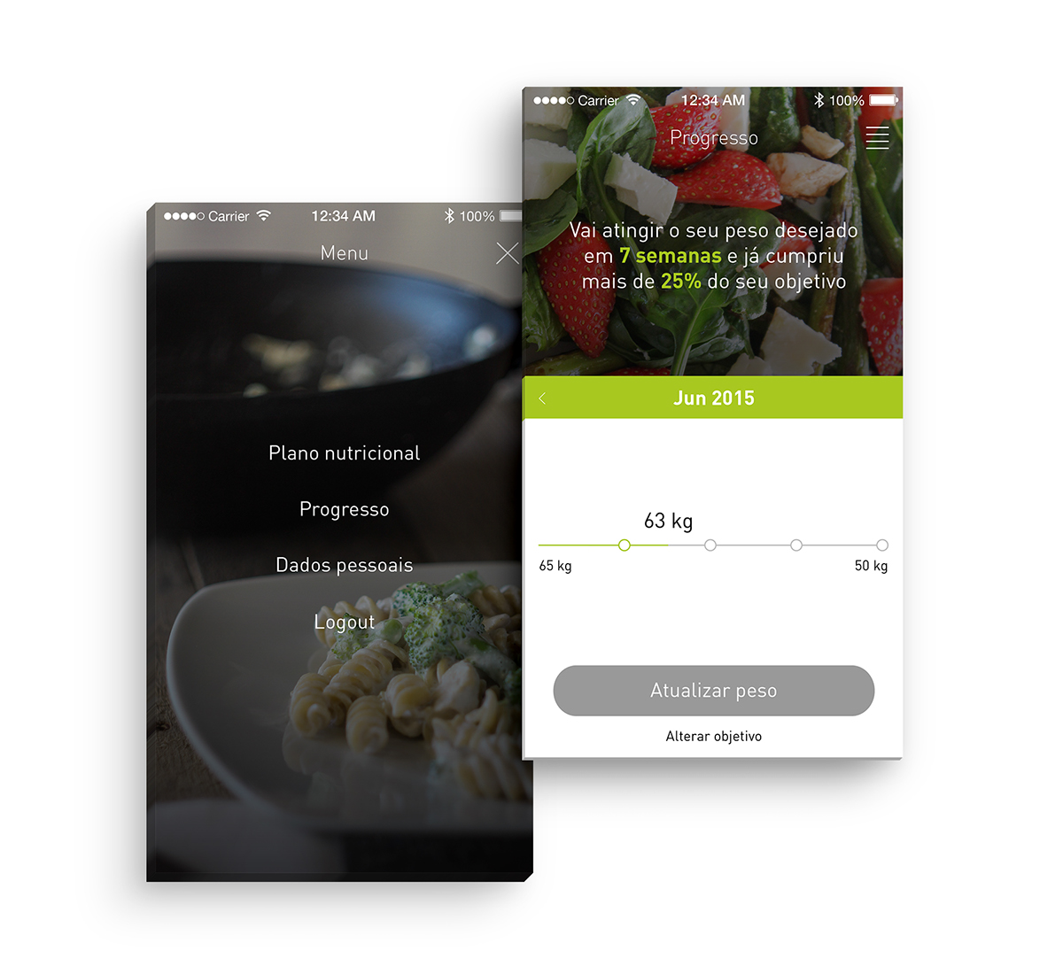 healthy lifestyle app UI/UX adobe photo Food  Service design Packaging logo