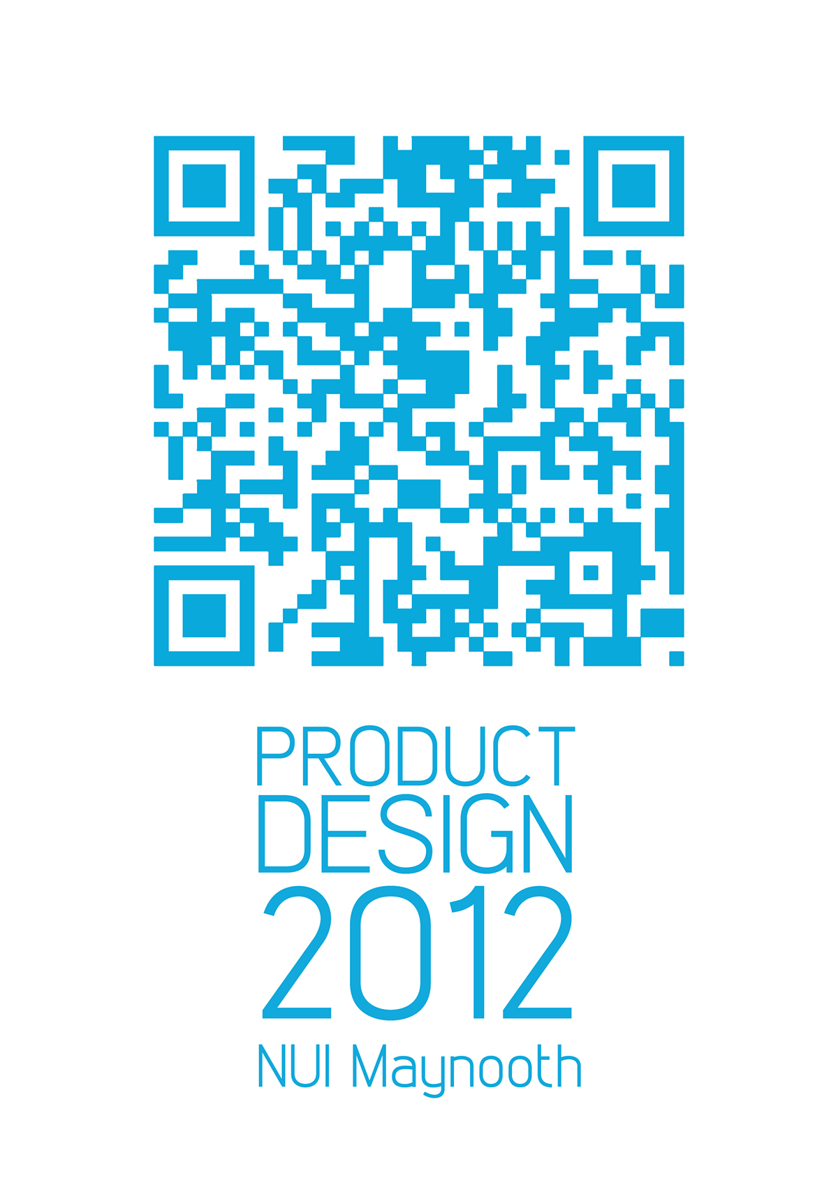 NUIM  product design Graduate Show Layout