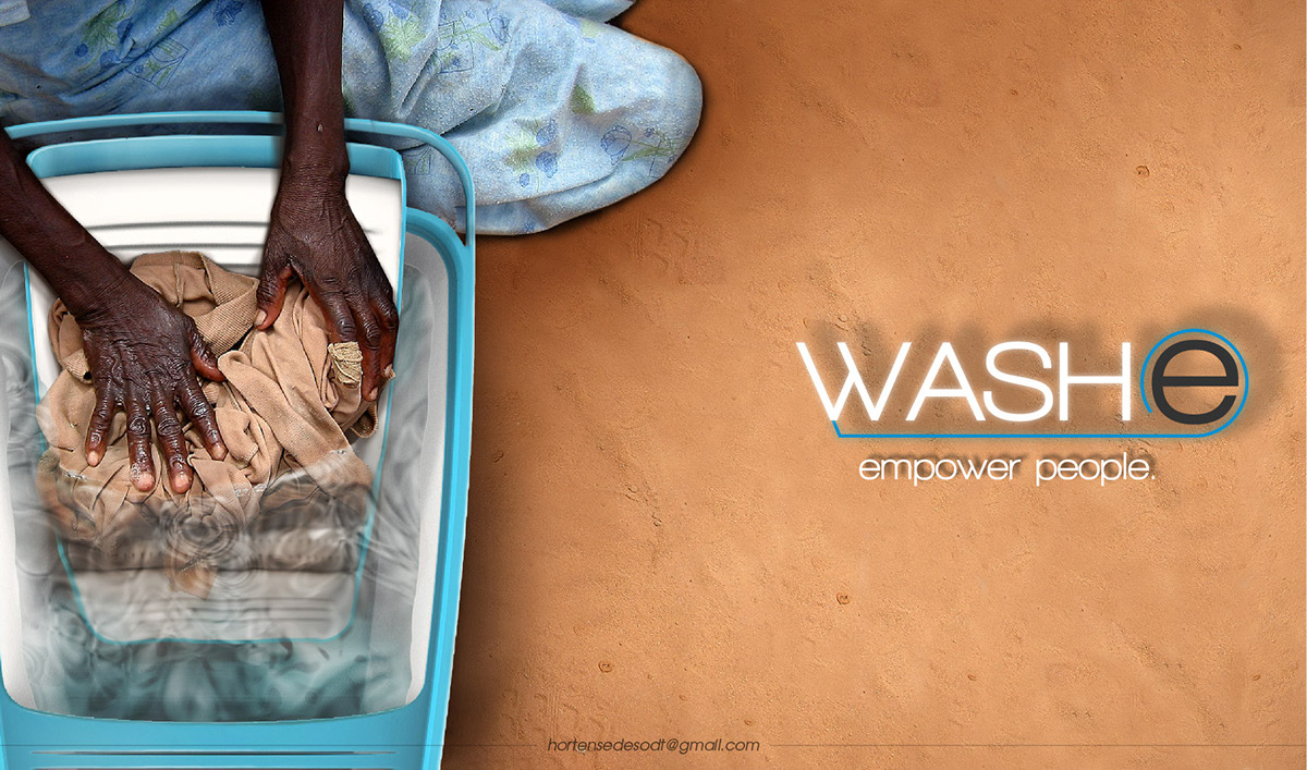 Hand Washing clothes emerging country pollution soap Ionisation