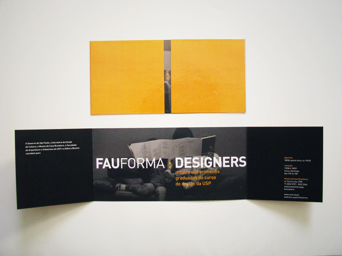 fauforma  fauforma:designers  exposição  convite  banner  marca páginas  2011