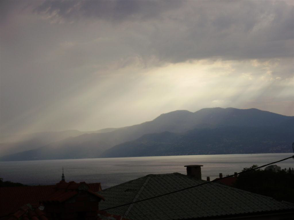 Sun  sunset  clouds  sun's rays  Trsat  Rijeka  Croatia