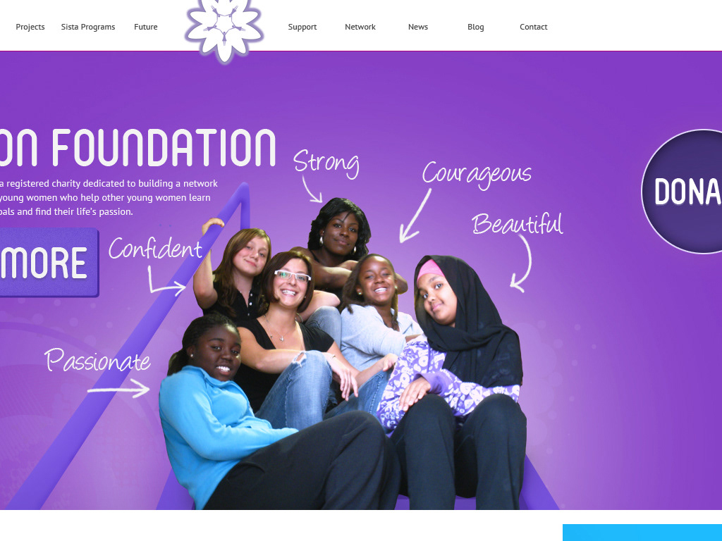 Web Design  passion foundation 