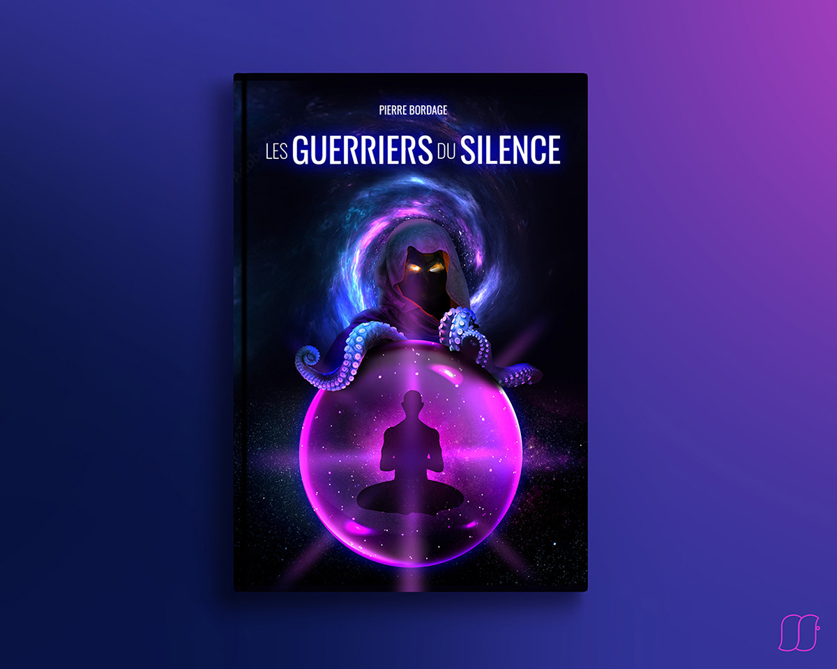 book book cover cover design Les guerriers du silence montage photo pierre bordage science fiction
