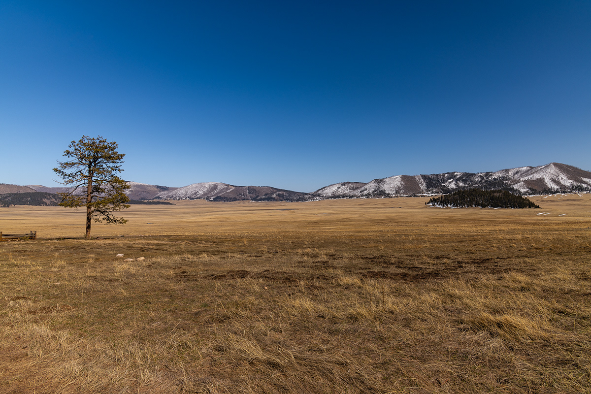 april 2021 Landscape Los Alamos National Preserve remote Valle Calderas New Mexico vast