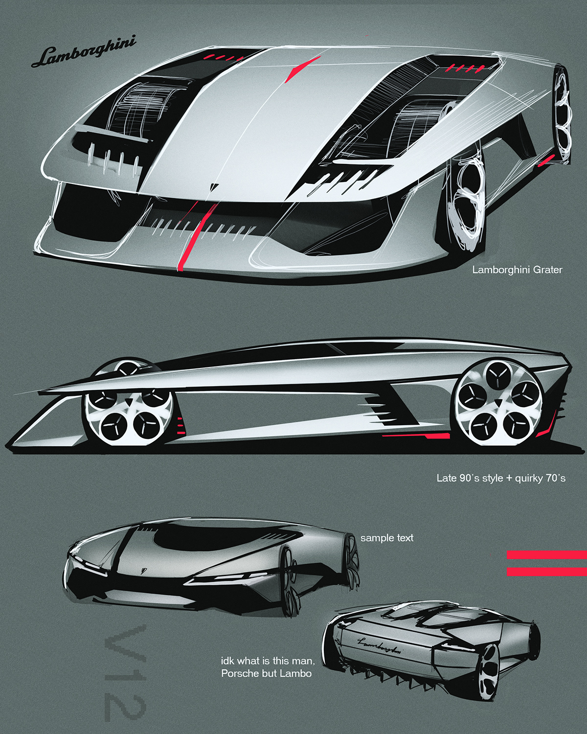 Automotive design Car Illustration car project car sketch cardesign concept design design sketchbook transportation Vehicle Design