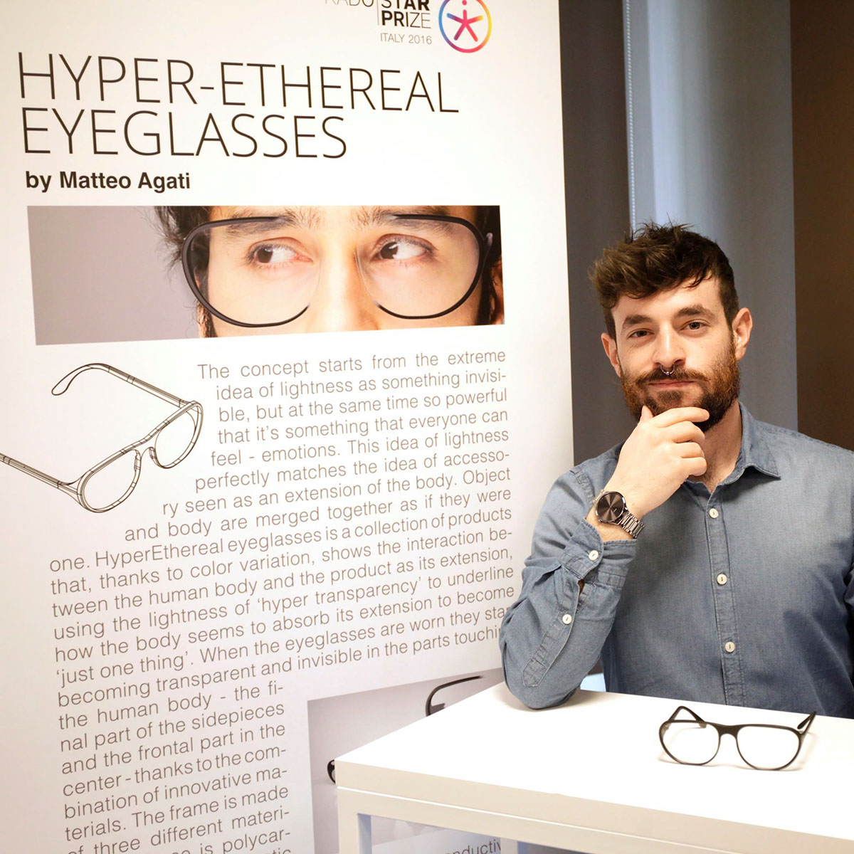 eyeglasses Innovative materials accessory design interaction transparent