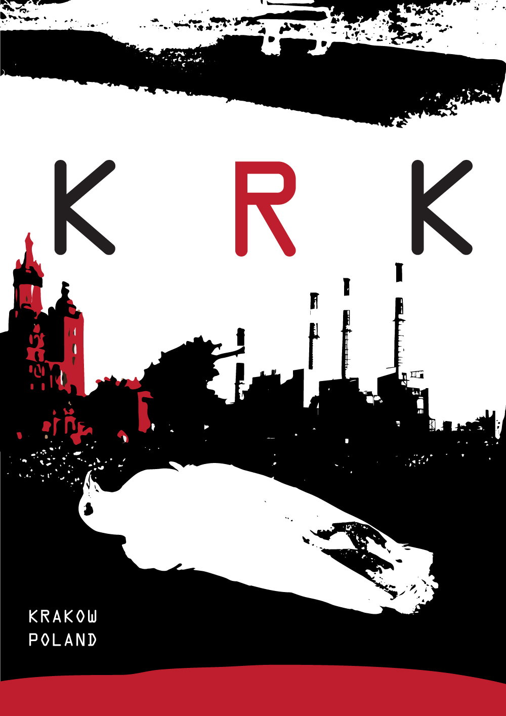 krakow poland smoggy smog disaster eco Ecology poster