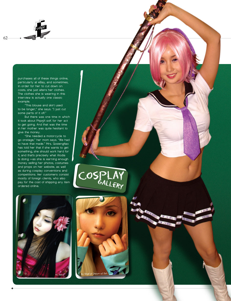 alodia gosiengfiao Cosplay Cosplayer Poplife Fudge Magazine Lee Don Lee Don Francisco philippines