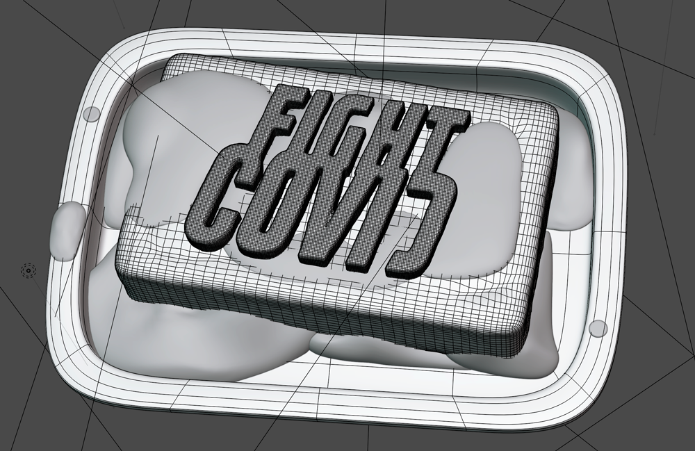fight club Foam Render 3D Digital Art  3d art blender realistic CGI visualization