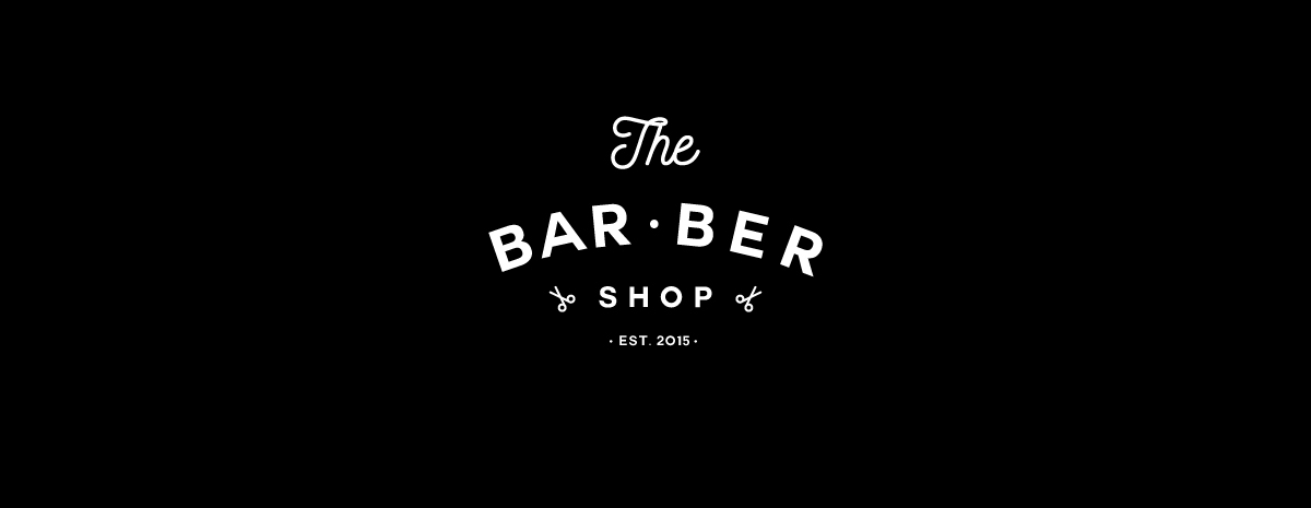 barbershop Logotype logo logodesign graphicdesign thebarbershop barber beard blackandwhite bw businesscards identity