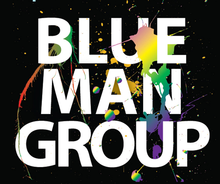 concert ticket blue man group paint Event type