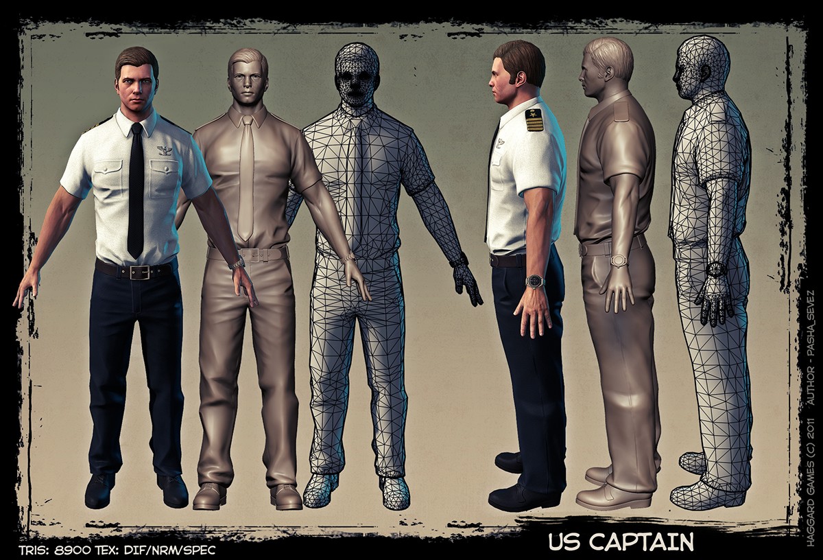 Haggard Games Death to Spies 3D Characters next-gen characters