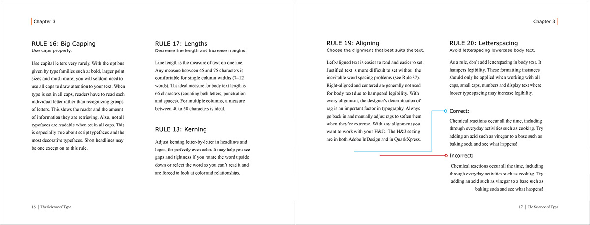 typographic rule book rules of typography binding publication E-PUB iPad