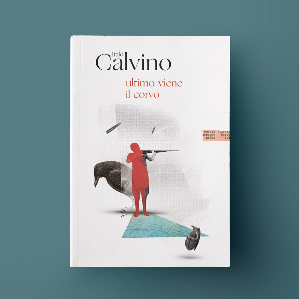 book calvino collage cover editorial Italy novel romance romantic series