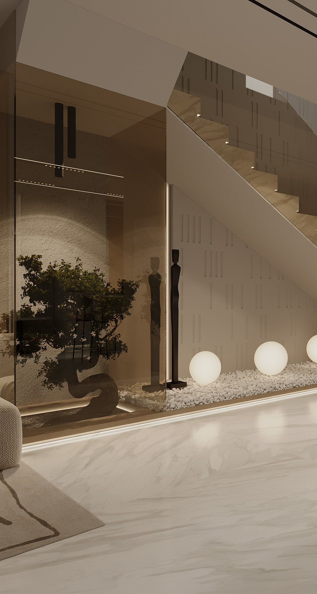 interior design  architecture minimalist decor Villa Interior living room luxury modern corona