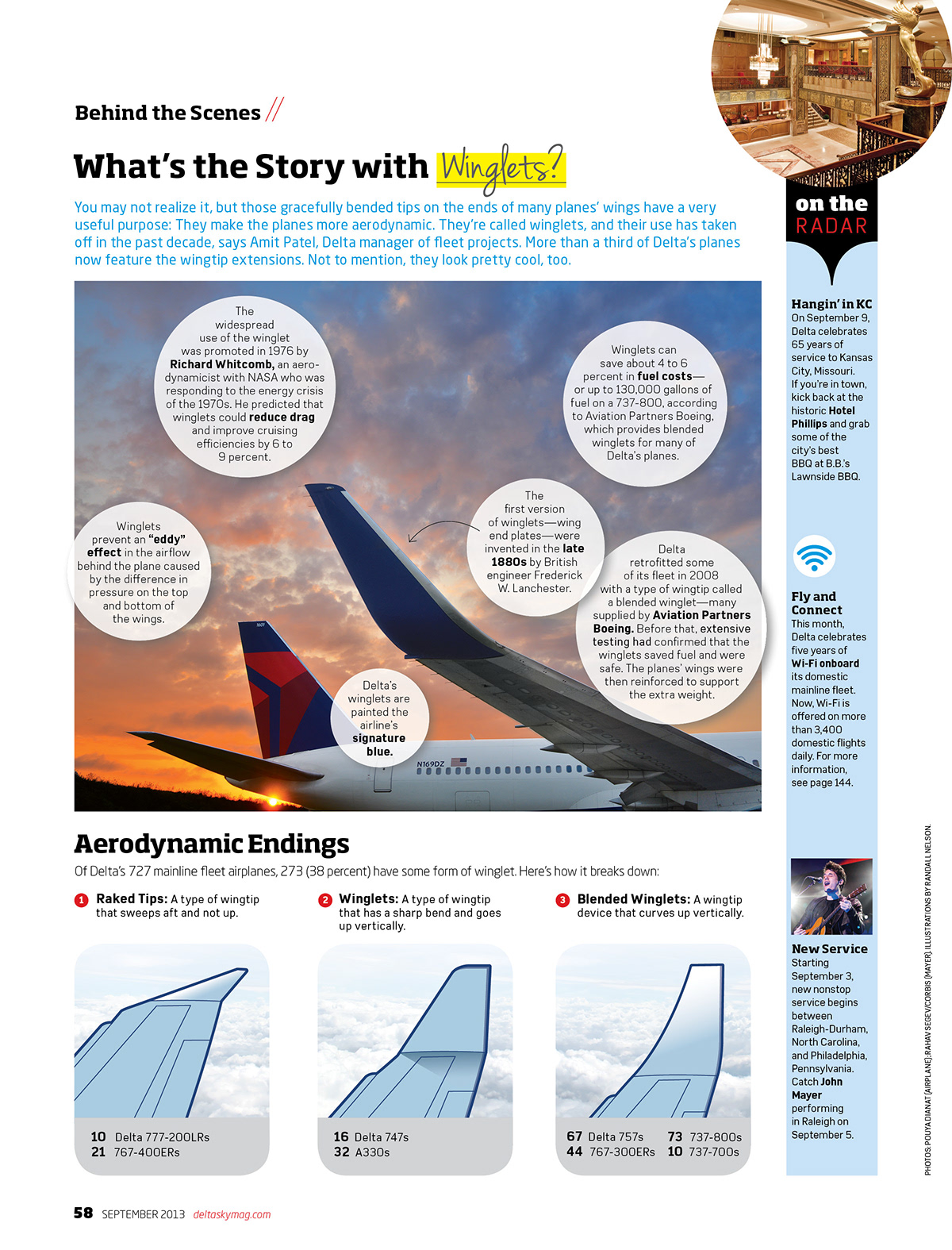 Travel in-flight magazine