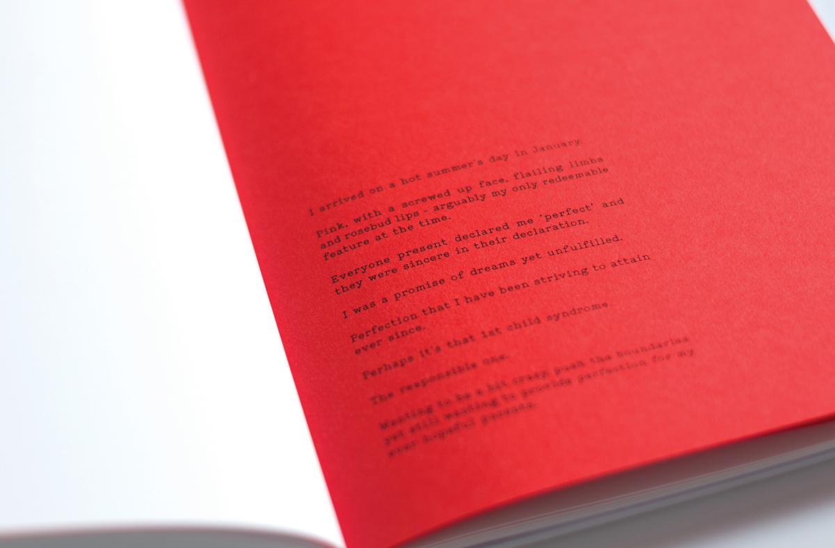 Adobe Portfolio publication identity book typography   print design  editorial design  White red box wood