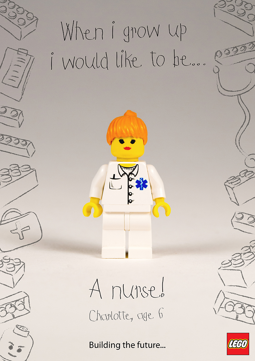 LEGO ycn brandbook Awards student brochure poster campaign Minifigures