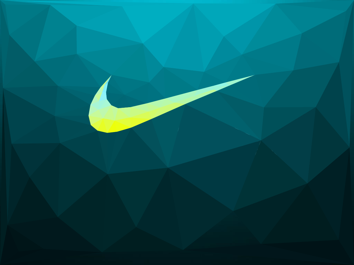 Nike logo Low Poly nike low poly marco schembri vector world cup poligonal brand Nike logo