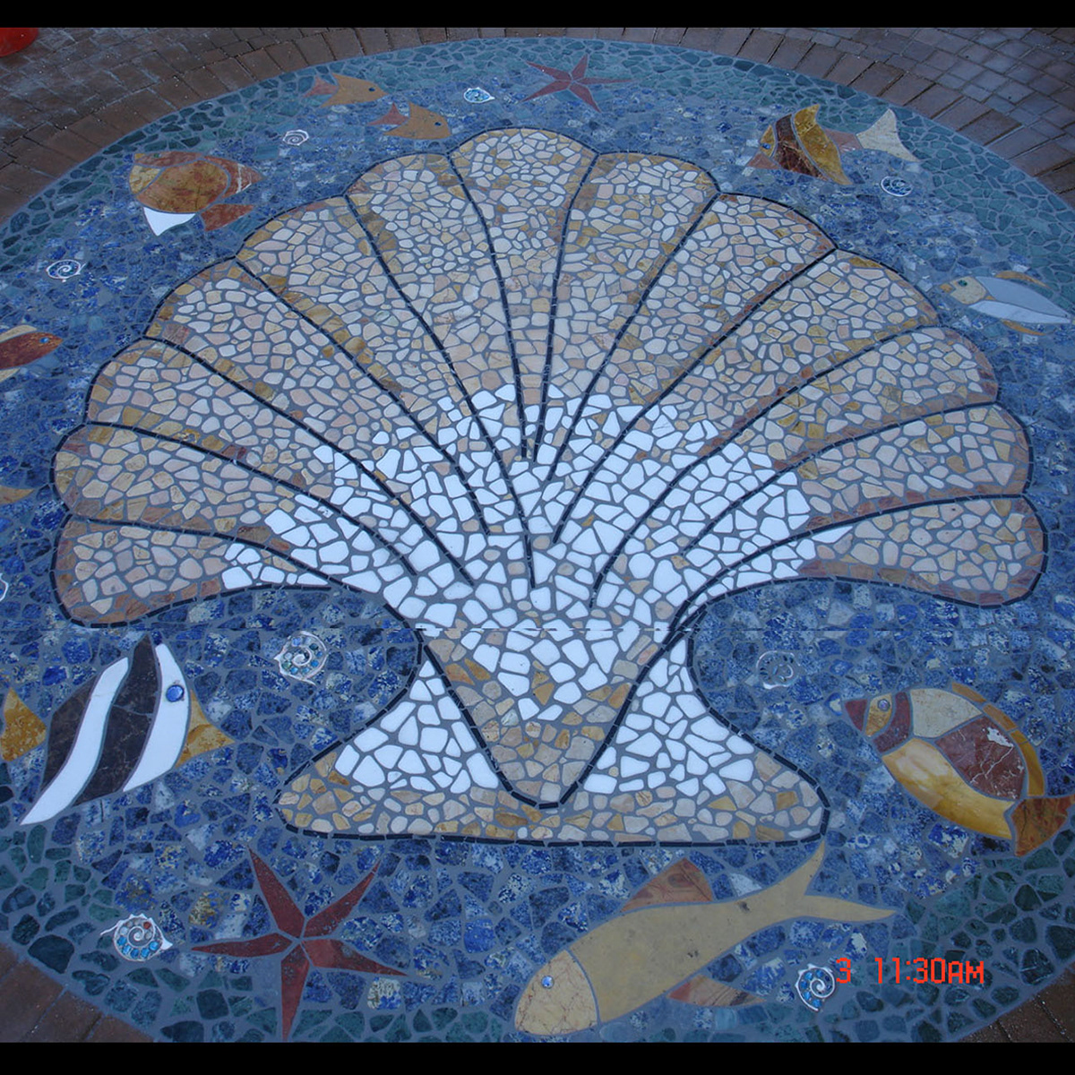 mosaic hollywood  florida broadwalk Roberto De angelis