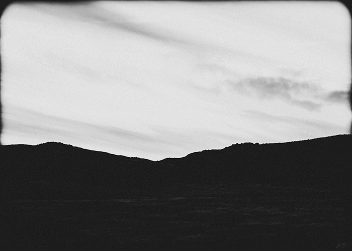 black and white Photography  Landscape Moody feel photo Nature hills clouds SKY