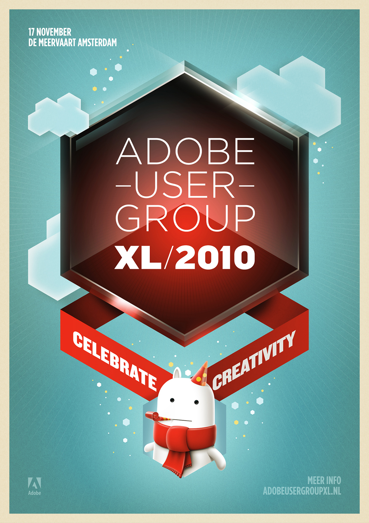 Adobe User Group Event xl identity amsterdam poster flyer Interface