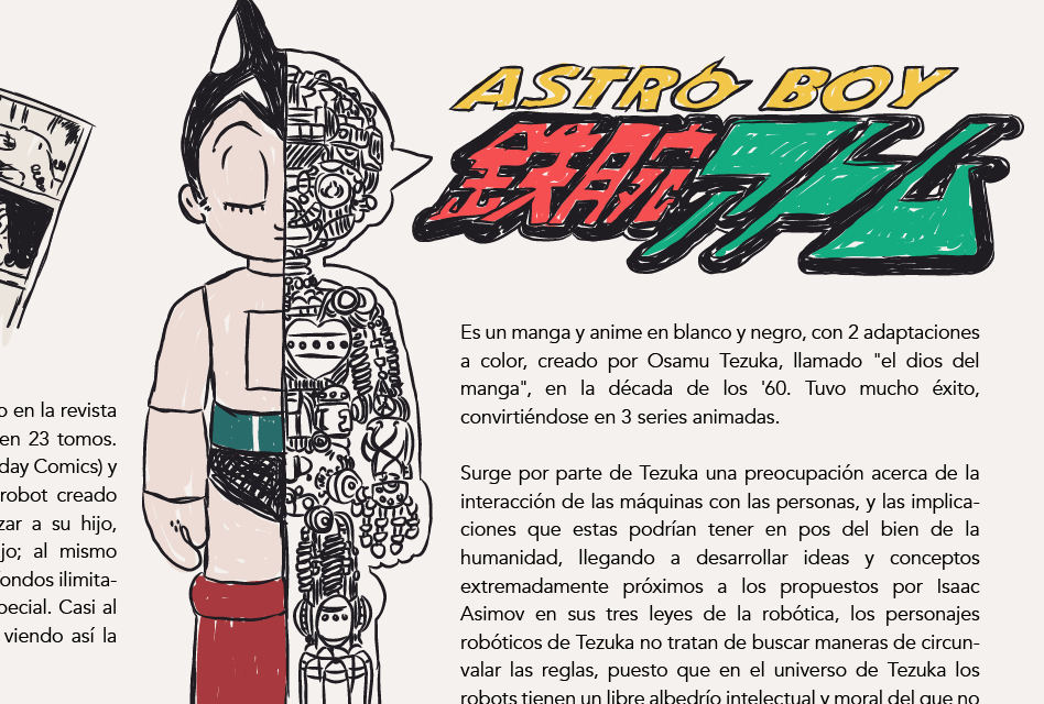 iphographic infografia sketch anime animacion paper digital Hayao Miyasaki seinen Tex Avery astro boy Osamu Tezuka diseño Bugs Bunny gif