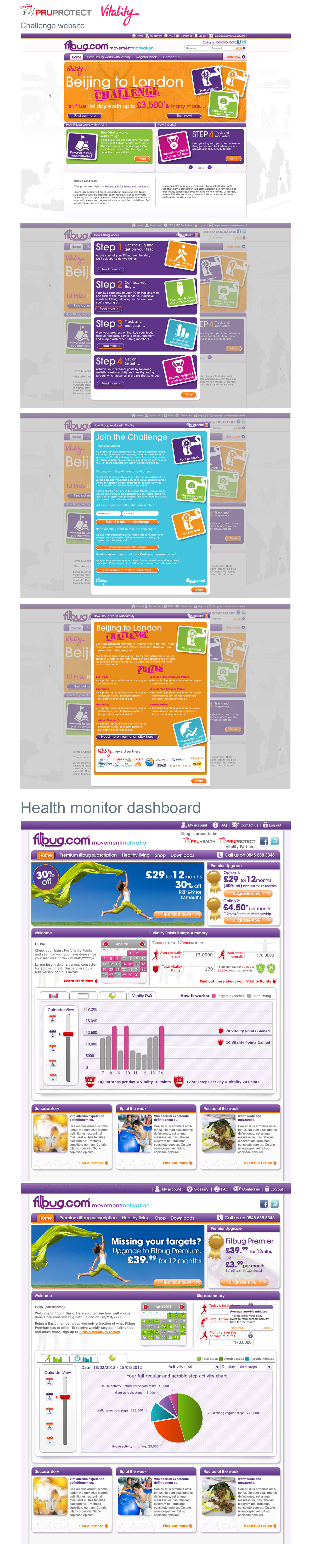 Health vitality pru health insurance Competition health monitor dashboard