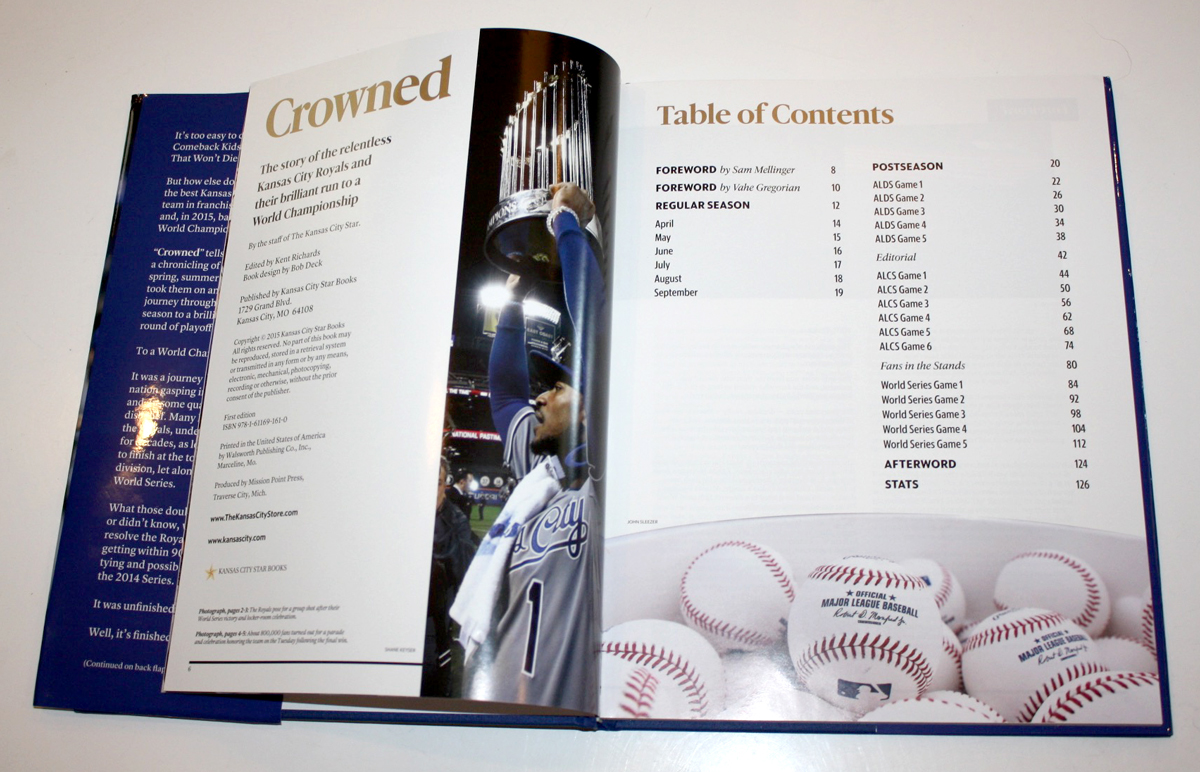 Adobe Portfolio book design Kansas City Royals graphic design 