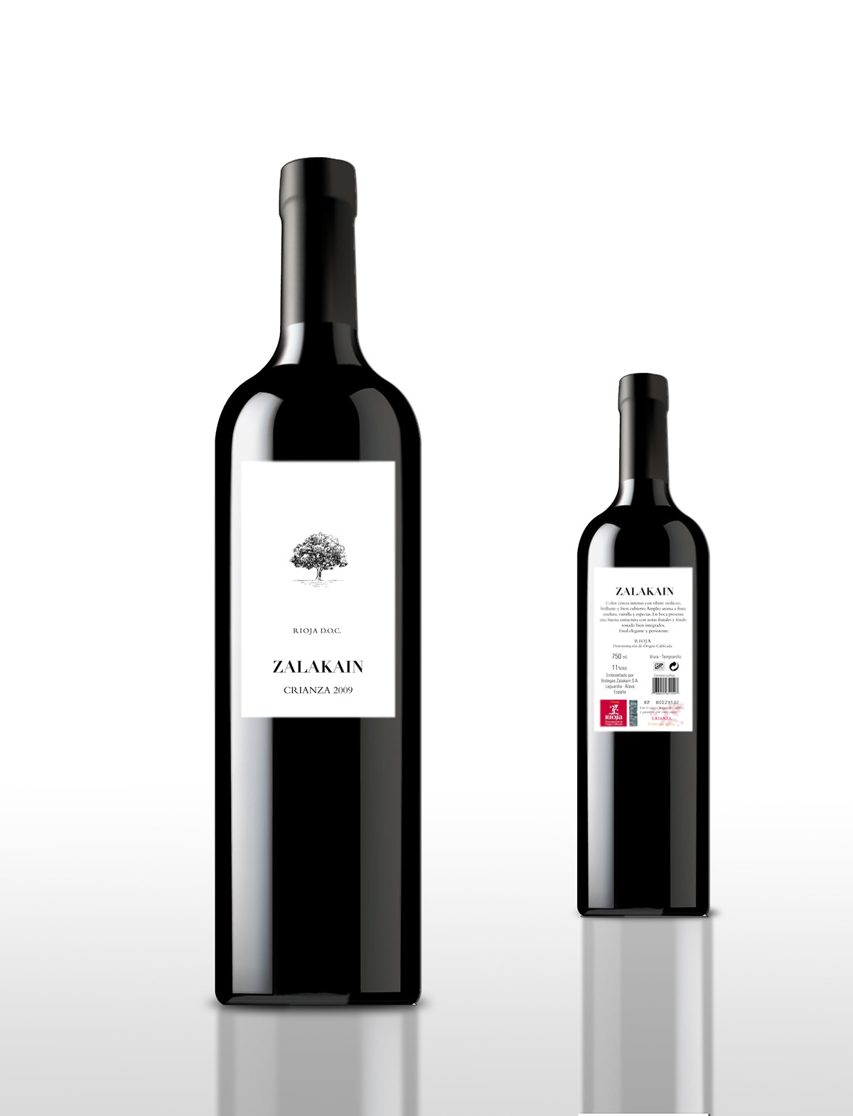 wine label wine Zalakain