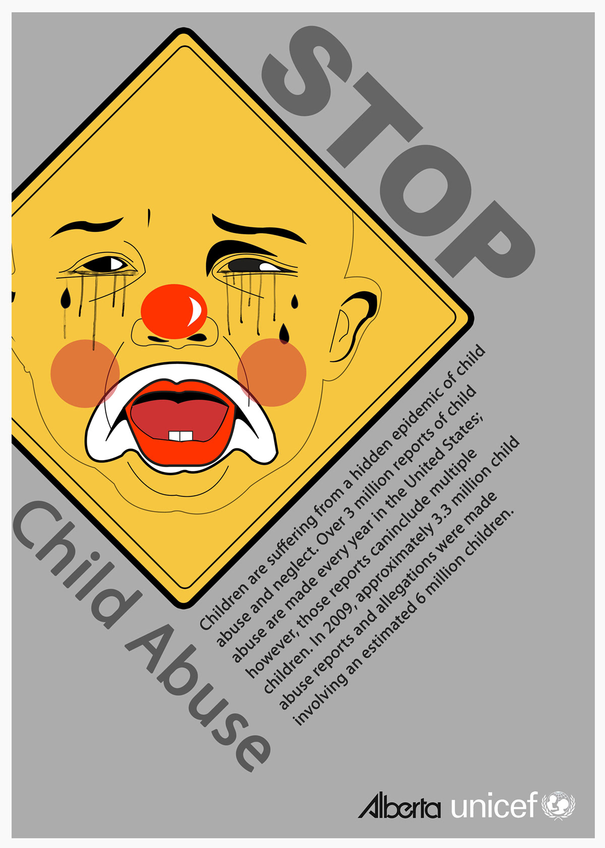 poster stop child abuse unicef